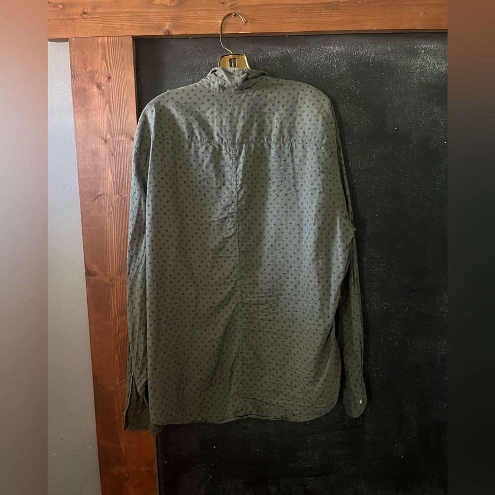 Frank & Eileen Star Pattern Button Up Shirt Size … - image 8